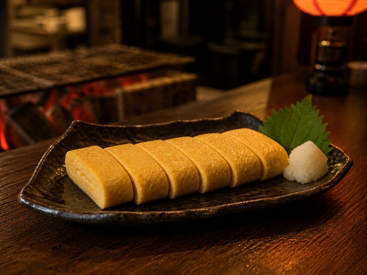 焼きたてのだし巻き玉子