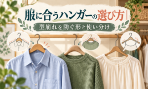 服に合うハンガーの選び方｜型崩れを防ぐ形と使い分け